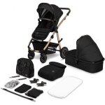 Poussette duo amber + nacelle black onyx