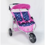 Poussette jogger 3 roues pour poup�es jumelles