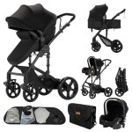 Poussette magic zc poussette 3 en 1 pousette pousette trio 3 en 1 hamac r�versible avec habillage pluie ...