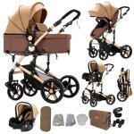 Poussette magic zc poussette 3 en 1 pousette pousette trio 3 en 1 pare - soleil frein a pied harnais ...