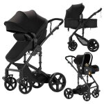 Poussette magic zc poussette 3 en 1 poussette trio jusqu' 30kg 0 - 3 ans hamac rversible avec grand ...