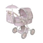 Poussette de poup�es pliable - de cuevas toys - ombrelle incluse - 48x26 cm int�rieur - 65x38x60 cm - ...