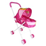 Poussette de poupe pliable avec roue rotative pour bb mellchan