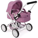 Poussette pour poupe smarty jean rose