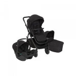 Poussette trio near2me dlx + si�ge auto snuglite + nacelle midnight