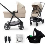 Poussette trio newly beige + si�ge auto mink pro