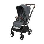 Poussette ultra - compacte leona twillic graphite / brown - gris