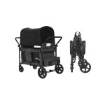 Poussette wagon pour 4 enfants - duoku - poussette quadruple pliable - avec poignée réglable - harnais ... Poussette wagon pour 4 enfants - duoku - poussette quadruple pliable - avec poignée réglable - harnais ...