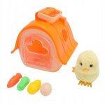 Poussin sauteur en peluche doux et moelleux raliste mignon sautant av