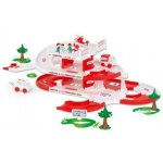 Mon premier garage hopital avec parking et piste + 2 vehicules et 1 helicoptere - jouet 1er age des 1 ...