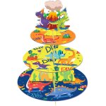Prsentoir a cupcakes dinosaure pour 24 cupcakes 3 animaux prsentoir a cupcakes pour fte d'anniversaire, ...