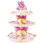 Prsentoir a gteau en forme de papillon - dcoration de gteau d'anniversaire pour enfants et filles ...