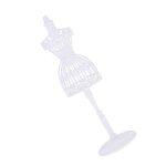 Présentoir de poupée, mannequin blanc pour robe de vêtements bjd, accessoires de coupe 3d, 1:6 Présentoir de poupée, mannequin blanc pour robe de vêtements bjd, accessoires de coupe 3d, 1:6