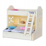 Prettyia 1 / 12 meubles miniatures pour maison de poupe lit superpos pour enfants avec
