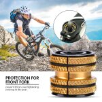 Prise extensible de casque de vlo en alliage d'aluminium pour pices de fourche en carbone de 28, 6 ...