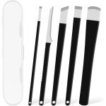 Professionnel couteau de p�dicure kit, 5 couteaux de p�dicure avec diff�rentes lames, ensemble couteaux ...