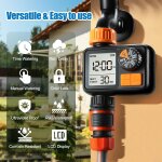 Programmateur arrosage automatique minuteur arrosage pour jardin mode verrouillage enfant / mode automatique ...