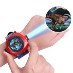 Projecteur photo dinosaure, 24 mod�les, projection 3d, montre num�rique electronique, jouets, motifs ...