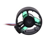 Propulseur de bateau radiocommand� sous - marin, moteur sans balais avec 3 lames pour app�t, tug nest, ...