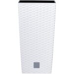 Prosperplast rato 7, 2l pot avec insert 17 x 17 x 32, 4 cm blanc