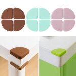 Protecteur d'angle de table anti - collision, 4 pi�ces, s�curit� pour b�b�, tapis pare - chocs en silicone ...