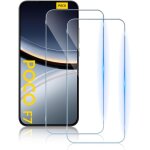Protecteur d'cran pour xiaomi poco f7 5g [2 + 2 pices] verre tremp 9h + protge - lentille camra ...