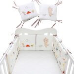 Protection anti choc pour berceau de b�b�, motif hibou, respectueux de la peau, housse de lit pour b�b�, ...