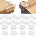 Protection coin de table bb, 16 pcs transparent protege coin de table protection bebe protection angle ...