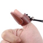 Protge - doigt pour cible de tir  l'arc, rglable, quipement de protection du pouce, anneau de protection, ...