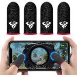 Prot�ge - doigts pour jeux sur t�l�phone portable ensemble de 4 pi�ces de doigtiers de jeu, lits de pouce ...