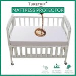 Protge - matelas impermable pour bb, drap - housse respirant et silencieux, housse de matelas pour ...