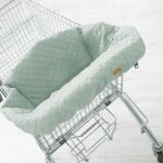 Prot�ge si�ge chariot caddie pour b�b� roba style - housse de caddy avec sac de transport - vert givr� ...