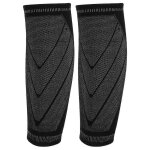 Protge - tibias unisexe en tricot, elastique, en nylon, pour le sport, la course a pied, le basket - ...