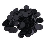 Puces de comptage colorées noires, jetons pour jeu de poker, jeux de société, maths, pack de 100 Puces de comptage colorées noires, jetons pour jeu de poker, jeux de société, maths, pack de 100