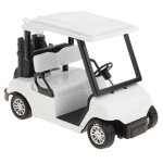 Pull en alliage 1:20 pour voiturette de golf et clubs, modle de jouet moul a pression