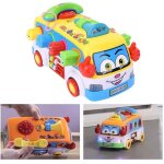 Pull back vhicules, haute simulation electrique autobus scolaire voiture lgre jouets educatifs tt ...