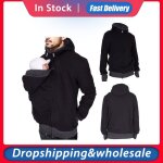 Pull a capuche kangourou multi - fonction 2 en 1 pour homme, avec pochette de dressing, manteau porte ... Pull a capuche kangourou multi - fonction 2 en 1 pour homme, avec pochette de dressing, manteau porte ...