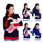 Pull chaud a col haut pour femme enceinte, v�tement de maternit�, d�contract�