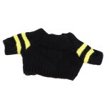 Pull noir pour poupe mellchan de 25cm, joli vtement dcontract, accessoire de tenue