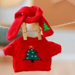Pull - over de petite ours en peluche 30cm teddy pour jouets et accessoires de poupes couleur: rouge ...