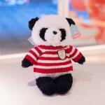 Pull de style coren portant une poupe en peluche panda mignon ours robe de marie paire d'ours en cadeau ...