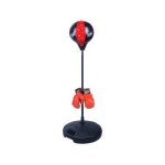 Punching ball sur socle + gants