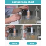 Purificateur d'eau de camping, dispositif de filtration d'eau potable portable, support siphon / pression ...