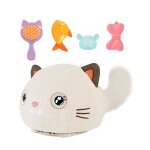 Purro le chaton interactif et ses accessoires - gris