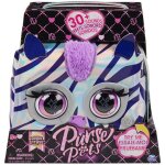 Purse pets metallique magic - zebre - compagnon interactif format sac a main - animal interactif style ...