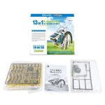 Puzzle 13 en 1 pour enfants, jouets a assembler, electroniques, auto - installs, jouets solaires, voitures, ...