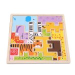 Puzzle 3d animaux en bois, jouets �ducatifs pour enfants, d�veloppement de l'intelligence, b�b�