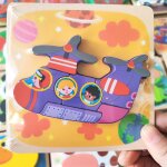 Puzzles 3d en bois pour tout - petits, planches a main, jouets tangram, jouets pour bbs, vhicule de ...