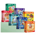 Puzzle animaux et btiments educatifs pour enfants, grandes pices, jouets en papier avancs pour bbs ...