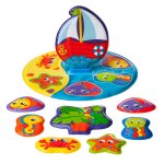 Puzzle de bain l'�le flottante